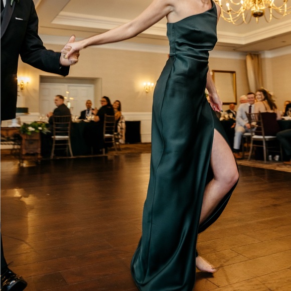 BHLDN Dylan Satin Charmeuse Maxi Dress - Picture 13 of 14